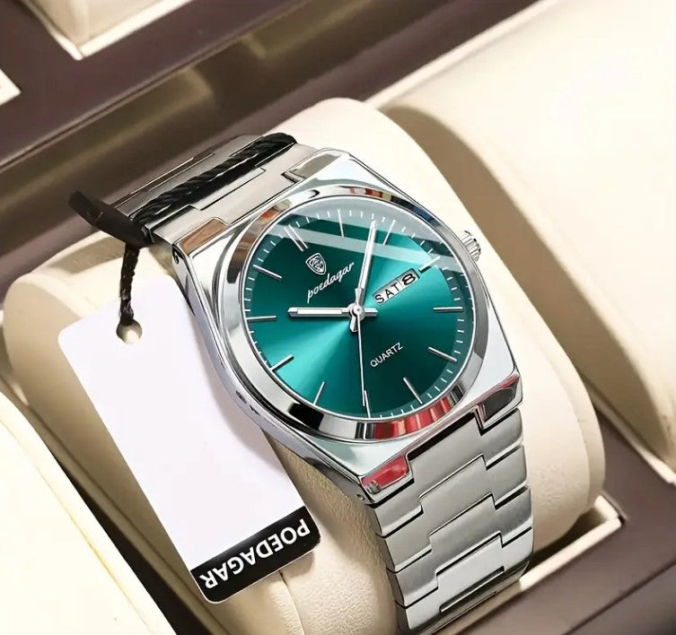 Luxury POEDAGAR Quartz Watch for Men