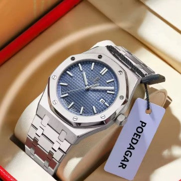 Luxury POEDAGAR Quartz Watch for Men