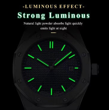 Luxury POEDAGAR Quartz Watch for Men