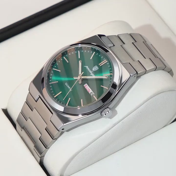Luxury POEDAGAR Quartz Watch for Men